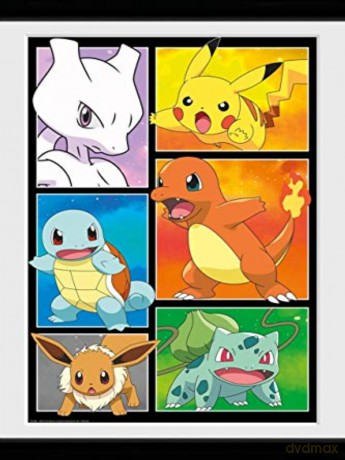 POKEMON Comic panel Plakat w ramce