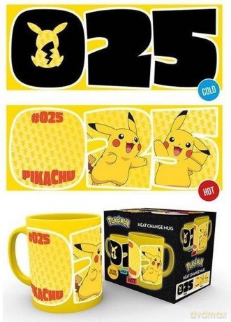 POKEMON - Kubek Heat Change - 320 ml - Pikachu 25