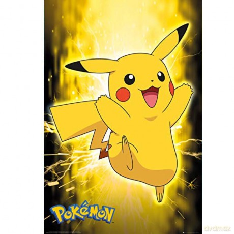 POKEMON Pikachu Neon Plakat (91.5x61)