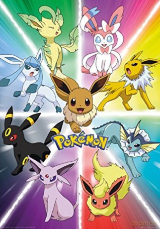 POKEMON Eevee Evolution Plakat (91.5x61)