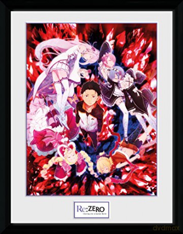 RE: ZERO - Framed poster Key Art (30x40)