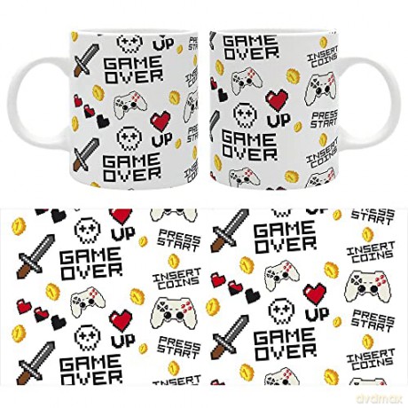 Retro Gaming - Kubek 320 ml - Happy Mix - Game Over White - box