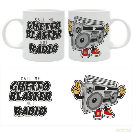 Retro music - Kubek 320 ml - Happy Mix - Ghetto Blaster - box
