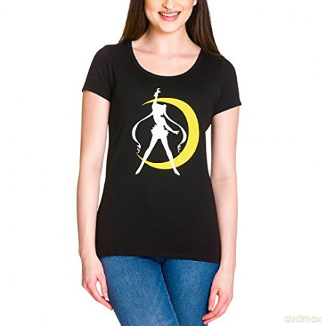 SAILOR MOON - T-shirt Sailor Moon woman SS black