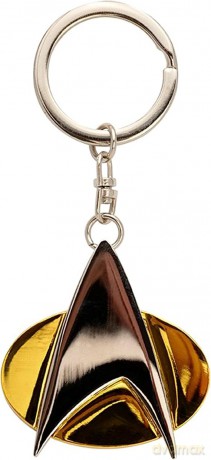 STAR TREK Communicator Badge Brelok 3D