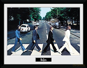THE BEATLES - Plakat w ramce Abbey Road