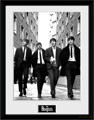 THE BEATLES - Framed poster In London Portrait (30x40)