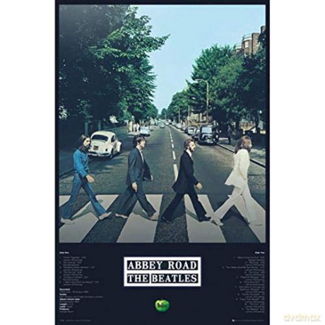 THE BEATLES - Poster Abbey Road Tracks (91.5x61)