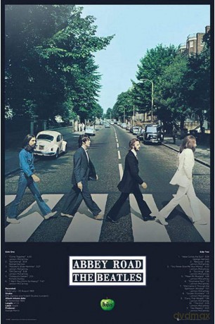 THE BEATLES - Poster Abbey Road Tracks (91.5x61)
