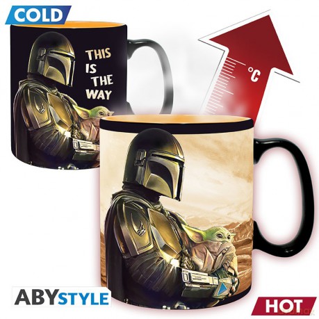THE MANDALORIAN - Kubek Heat Change - 460 ml - Mando - with box