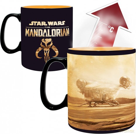 THE MANDALORIAN - Kubek Heat Change - 460 ml - Mando - with box