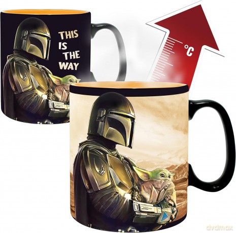 THE MANDALORIAN - Kubek Heat Change - 460 ml - Mando - with box