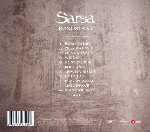 Sarsa: Runostany [CD]