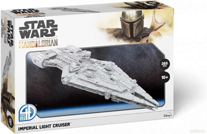 Star Wars (Gwiezdne Wojny) The Mandalorian Imperial Light Cruiser 265 el. 3D [PUZZLE]