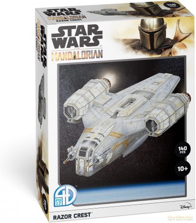 Star Wars (Gwiezdne Wojny) The Mandalorian Razor Crest 145 el. 3D [PUZZLE]