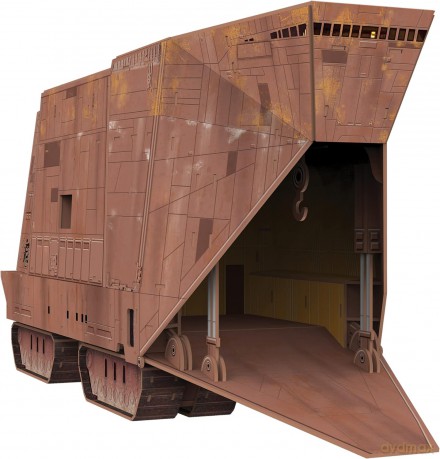 Star Wars (Gwiezdne Wojny) The Mandalorian Sandcrawler 187 el. 3D [PUZZLE]
