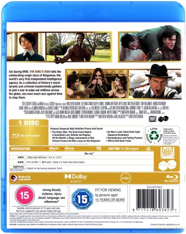 The King's Man (King's Man: Pierwsza misja) [Blu-Ray]