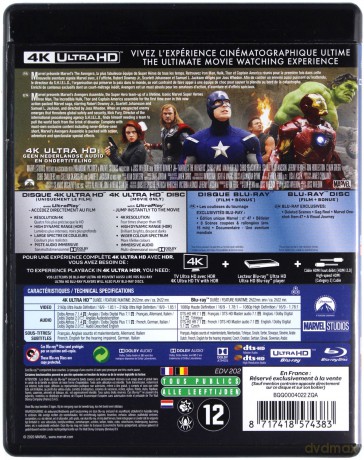 The Avengers [Blu-Ray 4K]+[Blu-Ray]