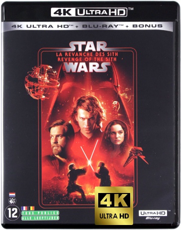Star Wars: Episode III - Revenge of the Sith (Gwiezdne wojny: Część III - Zemsta Sithów) [Blu-Ray 4K]+[2xBlu-Ray]