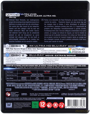 Fantastic Four (Fantastyczna Czwórka) [Blu-Ray 4K]+[Blu-Ray]