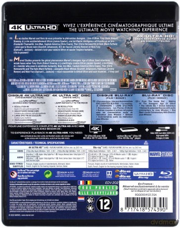 Avengers: Age of Ultron (Avengers: Czas Ultrona) [Blu-Ray 4K]+[Blu-Ray]