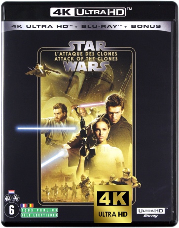 Star Wars: Episode II - Attack of the Clones (Gwiezdne wojny: Część II - Atak klonów) [Blu-Ray 4K]+[2xBlu-Ray]