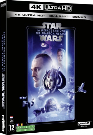 Star Wars: Episode I - The Phantom Menace (Gwiezdne wojny: Część I - Mroczne widmo) [Blu-Ray 4K]+[Blu-Ray]