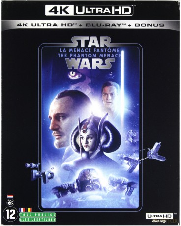 Star Wars: Episode I - The Phantom Menace (Gwiezdne wojny: Część I - Mroczne widmo) [Blu-Ray 4K]+[Blu-Ray]