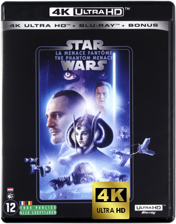 Star Wars: Episode I - The Phantom Menace (Gwiezdne wojny: Część I - Mroczne widmo) [Blu-Ray 4K]+[Blu-Ray]