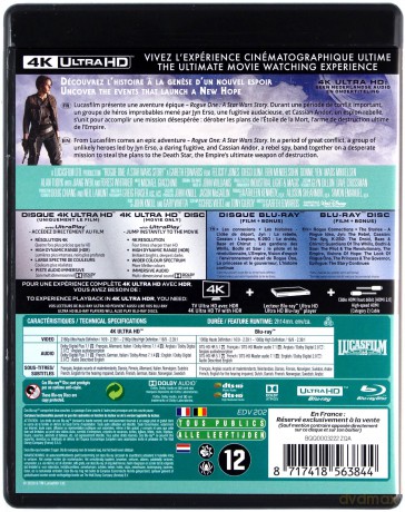 Rogue One: A Star Wars Story (Łotr 1. Gwiezdne wojny - historie) [Blu-Ray 4K]+[2xBlu-Ray]