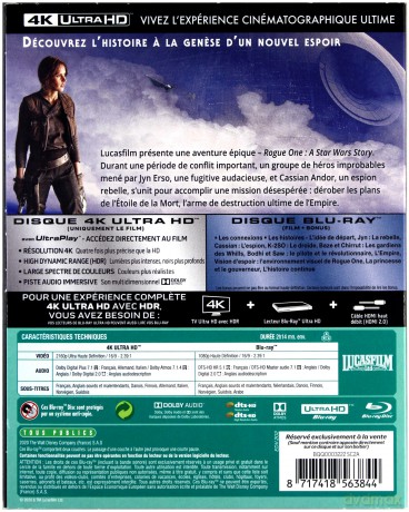 Rogue One: A Star Wars Story (Łotr 1. Gwiezdne wojny - historie) [Blu-Ray 4K]+[2xBlu-Ray]
