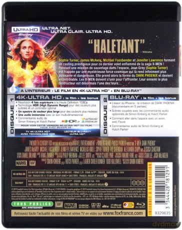 X-Men: Mroczna Phoenix [Blu-Ray 4K]+[Blu-Ray]