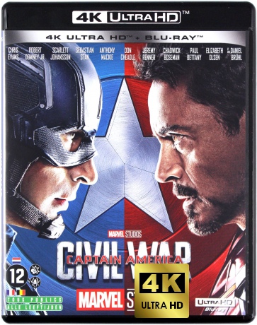Captain America: Civil War (Kapitan Ameryka: Wojna bohaterów) [Blu-Ray 4K]+[Blu-Ray]