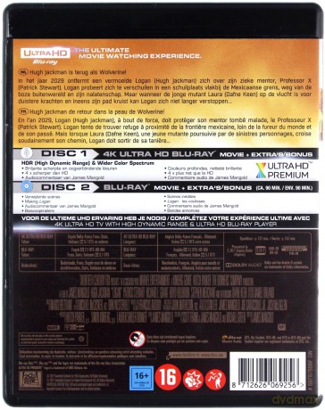 Logan (Wolverine) [Blu-Ray 4K]+[Blu-Ray]