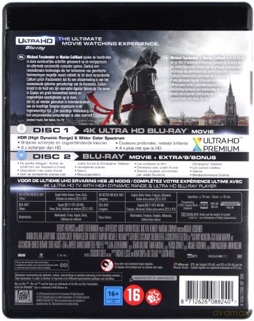 Assassin's Creed [Blu-Ray 4K]+[Blu-Ray]