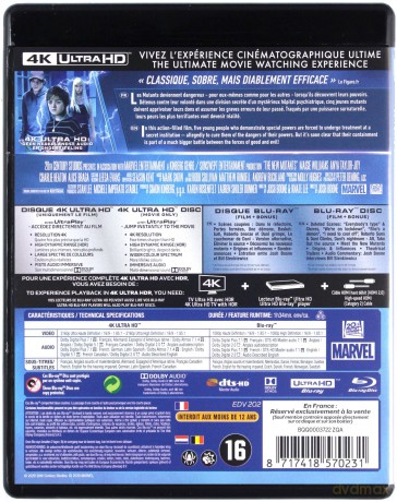 The New Mutants (Nowi mutanci) [Blu-Ray 4K]+[Blu-Ray]