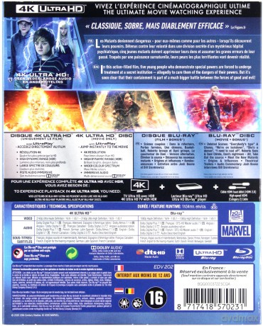 The New Mutants (Nowi mutanci) [Blu-Ray 4K]+[Blu-Ray]