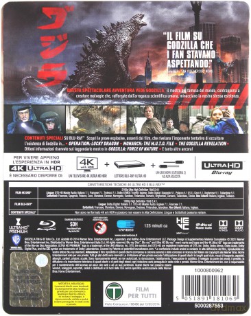 Godzilla (steelbook) [Blu-Ray 4K]+[Blu-Ray]