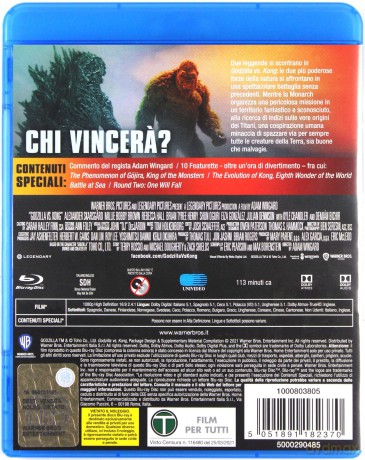 Godzilla vs. Kong [Blu-Ray]