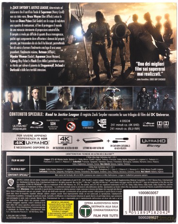 Liga Sprawiedliwości Zacka Snydera [Blu-Ray 4K]+[Blu-Ray]