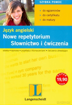 Nowe Repetytorium Słownictwo I Ćwiczenia Język Angielski [KSIĄŻKA]