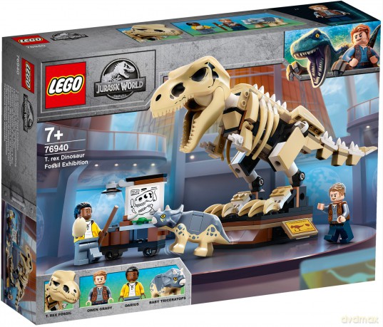 LEGO Jurassic World Wystawa skamieniałości tyranozaura (76940) [KLOCKI]