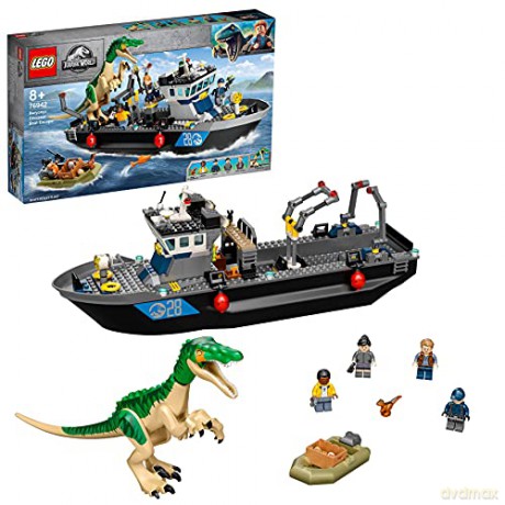 LEGO Jurassic World Barionyks i ucieczka łodzią (76942) [KLOCKI]