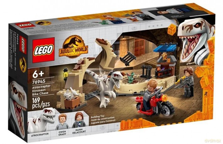 LEGO Jurassic World Atrociraptor: pościg na motocyklu (76945) [KLOCKI]