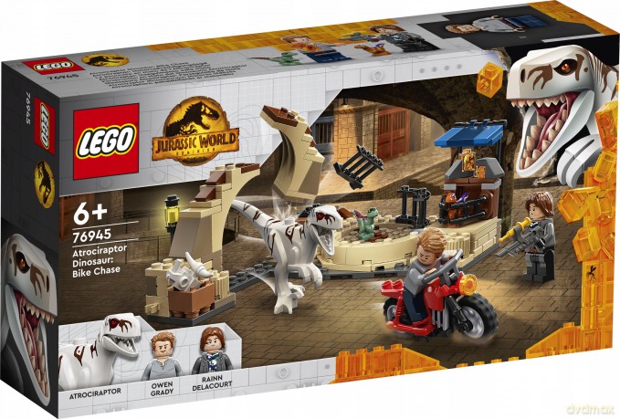 LEGO Jurassic World Atrociraptor: pościg na motocyklu (76945) [KLOCKI]
