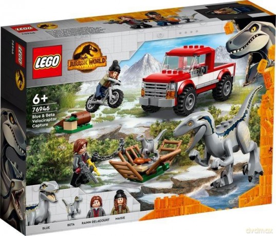 LEGO Jurassic World Schwytanie welociraptora (76946) [KLOCKI]