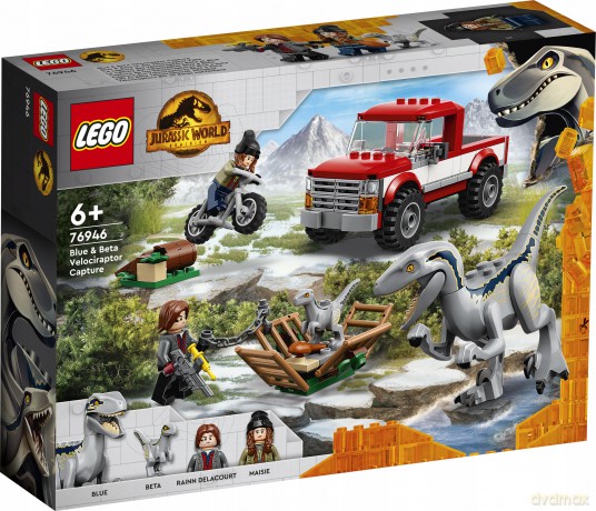 LEGO Jurassic World Schwytanie welociraptora (76946) [KLOCKI]