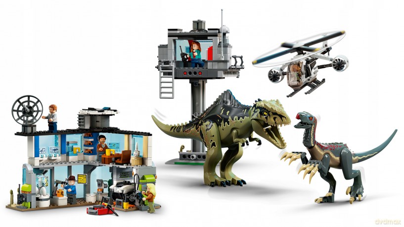 LEGO Jurassic World Atak giganotozaura i terizinozaura (76949) [KLOCKI]