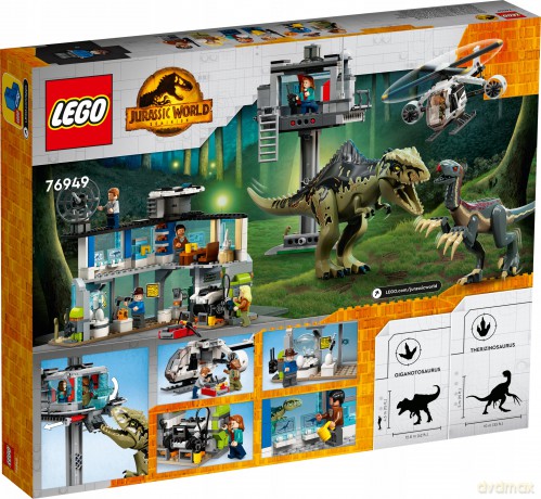 LEGO Jurassic World Atak giganotozaura i terizinozaura (76949) [KLOCKI]