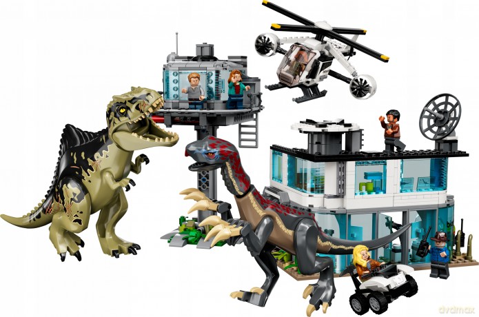LEGO Jurassic World Atak giganotozaura i terizinozaura (76949) [KLOCKI]